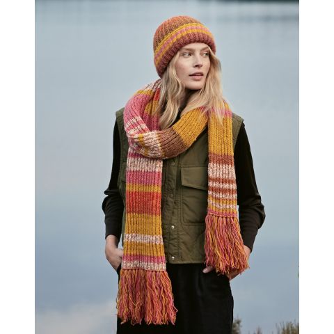 Lana Grossa sjaal breien van Gomitolo Tosca en Cool G10,m3 | C.R. Couture