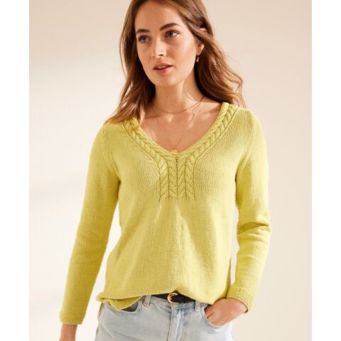 Pull met discount v hals