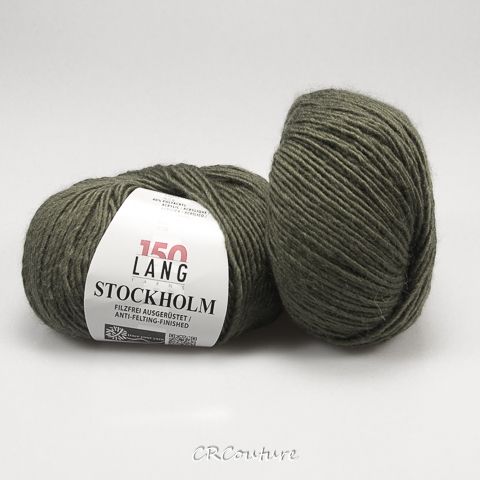 Decimale Verlaten Uitstekend Lang Yarns Stockholm kl.98 groen wol | C.R. Couture