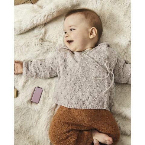 Phildar baby mantel breien van Phil Merinos 3.5 703 m8