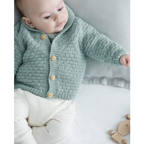 Phildar baby vest breien van Lambswool m.22 174