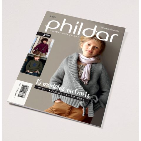 blok drinken pakket Phildar breiboek nr.651 kinder winter 2016/17 | C.R. Couture