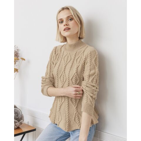 Dames kabeltrui sales