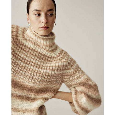 teksten vereist Gevangenisstraf Phildar dames trui met hoge kraag breien van Phil Glamour (204, m16) | C.R.  Couture