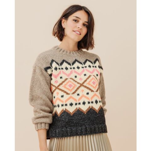 Trui met noors store motief