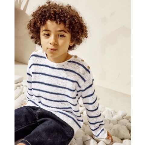 Phildar kinder trui breien van Phil Rustique 211 m21a