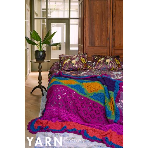 Scheepjes Morris Blanket deken van Chunky Monkey uit Yarn 12