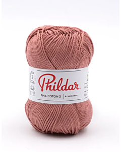 Phildar Phil Coton 3 katoen kl.30 Vieux Rose