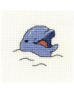 Mouseloft borduurpakket dolfijn 004-808 telpatroon