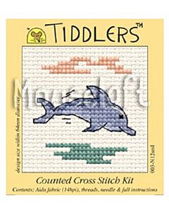 Mouseloft borduurpakket dolfijn 003-N12 telpatroon