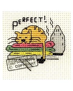 Mouseloft borduurpakket poes doet een dutje 009-203 telpatroon