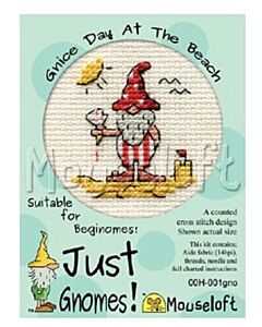 Mouseloft borduurpakket kabouter op het strand 00H-001 telpatroon