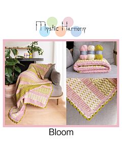 Haakplein Mystic Harmony CAL 2026 van Durbale Comfy kleur Bloom