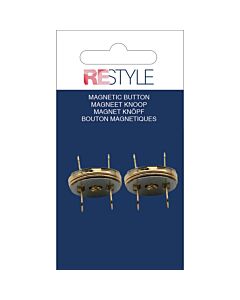 Restyle magneet knopen 19mm oud goud