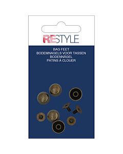 Restyle bodemnagels zilver kleurig