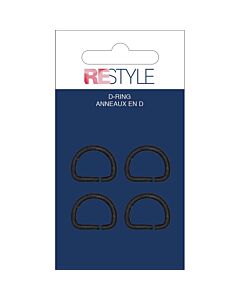 Restyle metalen D-ringen 40mm in zilver