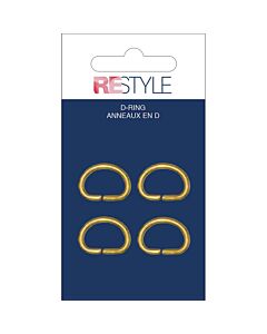 Restyle metalen D-ringen 25mm in zilver