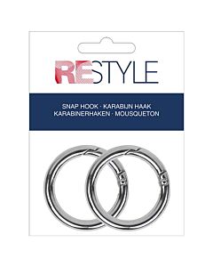 Restyle tas-ringen 29mm in het zilver