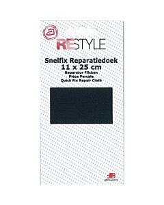 Restyle Snelfix Reparatiedoek kl.004 grijs opstrijkbaar.