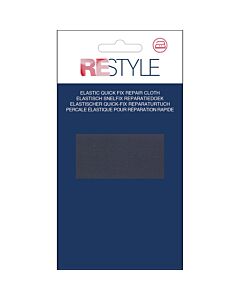 Restyle Elastisch Snelfix reparatiedoek kl.002 donkergrijs opstrijkbaar