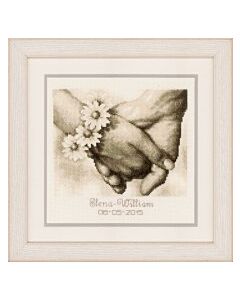  Borduurpakket pas getrouwd om te borduren huwelijk vervaco pn-0154752