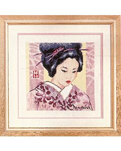 Borduurpakket kruissteek telwerk Yokohama Beauty Vervaco 