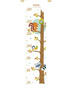 Vervaco borduurpakket groeimeter Bosdiertjes in de boom pn 0156325 om te borduren