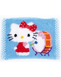 Knooppakket knoopkleed Hello Kitty speelt op trom van Vervaco PN-0156491
