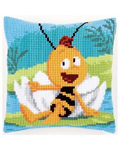 Borduurpakket voorbedrukt Borduurkussen Willy op lelieblad van studio 100 vervaco pn-0161578