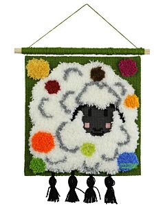 Pako borduur/knooppakket kussen/wandhanger Schaap 017.600 voorbedrukt