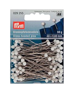 Prym Glaskopspelden assortiment 0.80x48mm zilver 029255