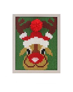 Pako kids borduurpakket Rudolf Rendier 027.060 voorbedrukt