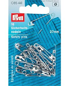 Prym Veiligheidsspelden staal No. 0 zilverkleurig 27 mm 