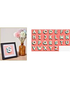 Anchor borduurpakket moderne letters AK221 telpatroon