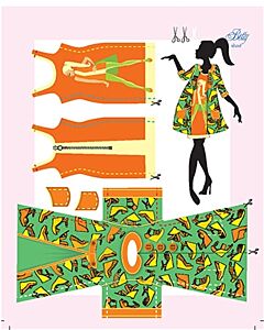 DressYourDoll Zelf Barbiekleren naaien Betty Shoe