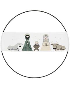 Borduurpakket kerststal Rico Design 100186 excl. ring