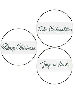  Borduurpakket merry christmas Rico Design 100187 excl. ring