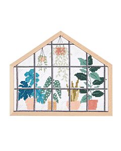 Rico Design borduurpakket Urban Jungle 100214 telpatroon incl. frame