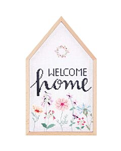 Rico Design borduurpakket Welcome home 100221 telpatroon incl. frame