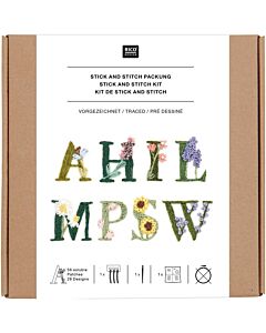 Rico Design plak en stik kerst rozen vrij borduren