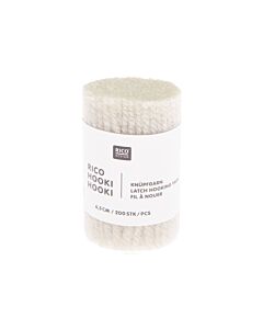 Rico design hooki hooki knoopgaren 6.5cm 100268 (crème)