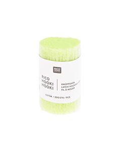 Rico design hooki hooki knoopgaren 6.5cm 100271 (neon groen/geel)
