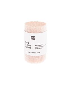 Rico design hooki hooki knoopgaren 6.5cm 100272 (poeder roze)