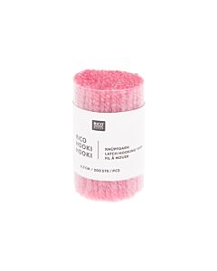 Rico design hooki hooki knoopgaren 6.5cm 100280 (zuurstok roze)