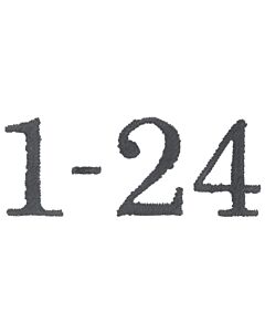 Rico Design plak en stik adventskalender cijfers vrij borduren (1-24)