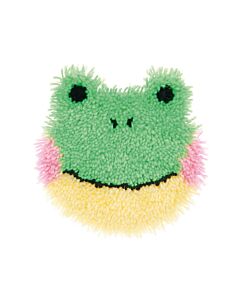 Rico design smyrnapakket wandhanger kikker 100390 voorbedrukt