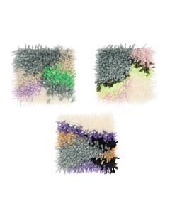 Rico design smyrnapakket 3st. wandhangers marmer 100393 telpatroon