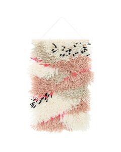 Rico design smyrnapakket wandhanger neonlandschap 100396 voorbedrukt incl. ophangstok