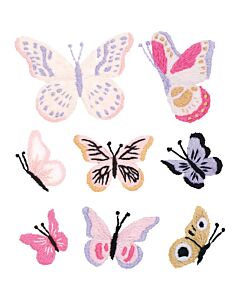Rico Design plak en stik vlinders vrij borduren