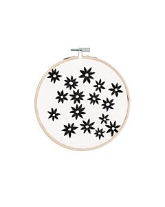 Rico Design borduurpakket herfststerren 100430 voorbedrukt incl. borduurring